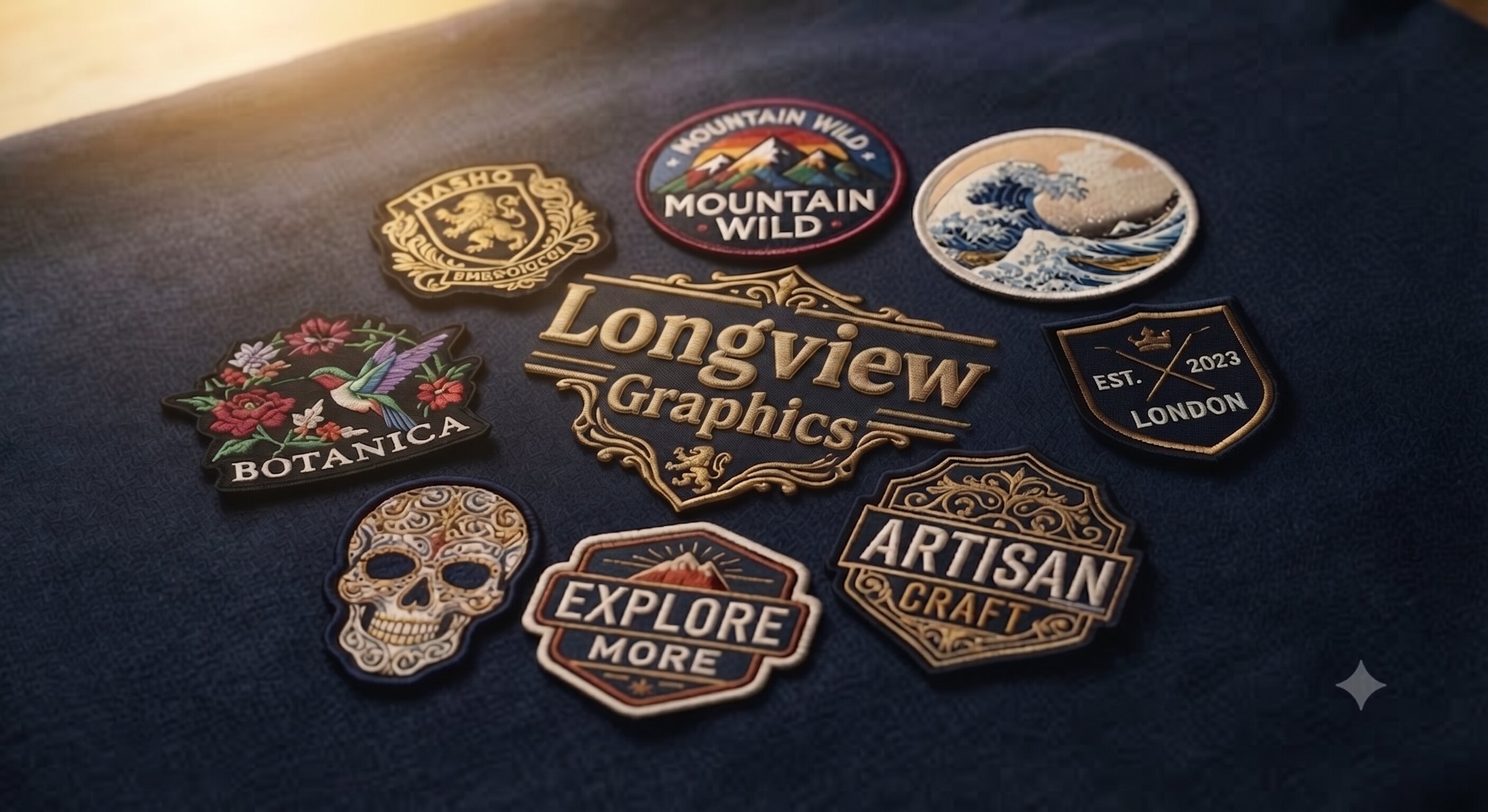 LongView Graphics - Premium Custom Embroidered Patches Collection